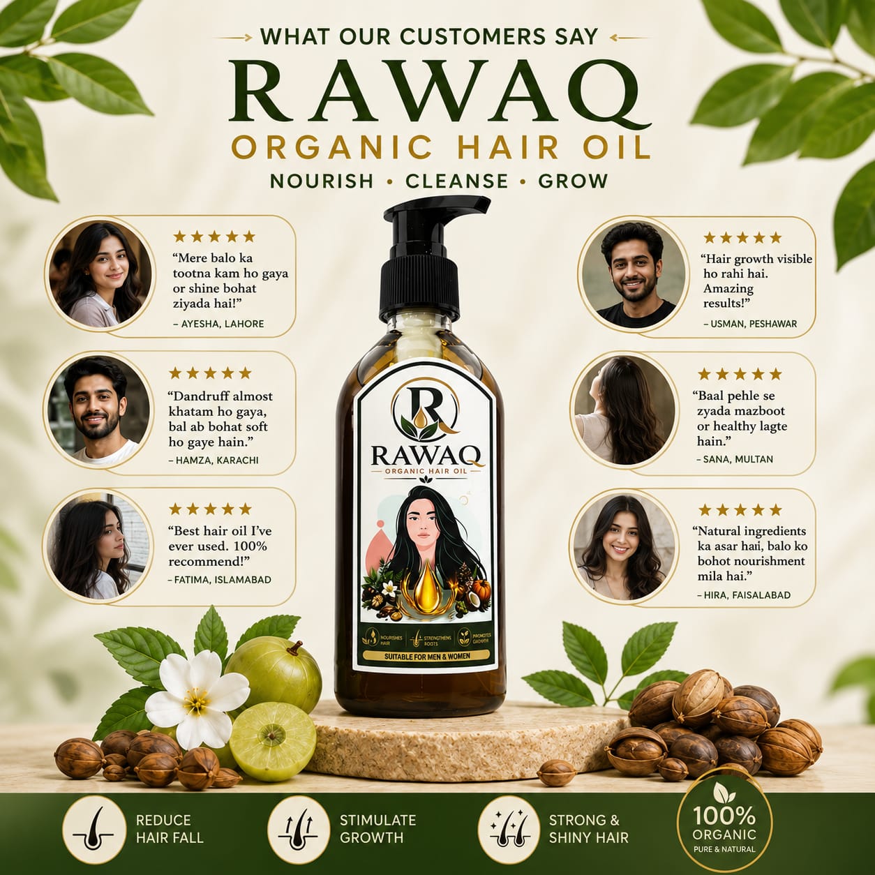 Organic Hair Oil