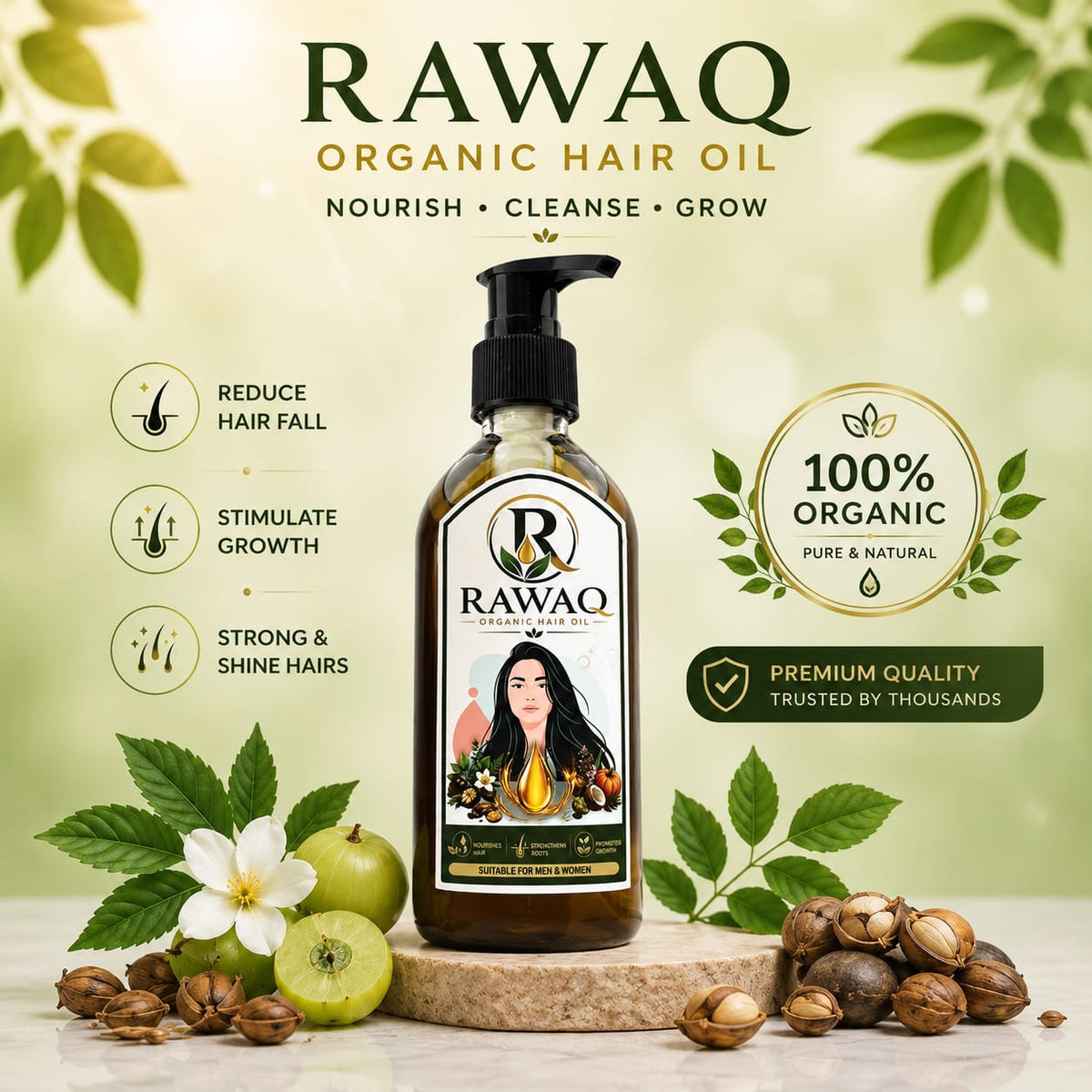 Organic Hair Oil Special Offer 14% 🇵🇰 Off