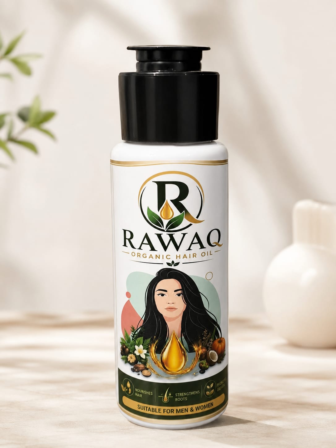 Rawaq Organic Hair  Oil - Regular