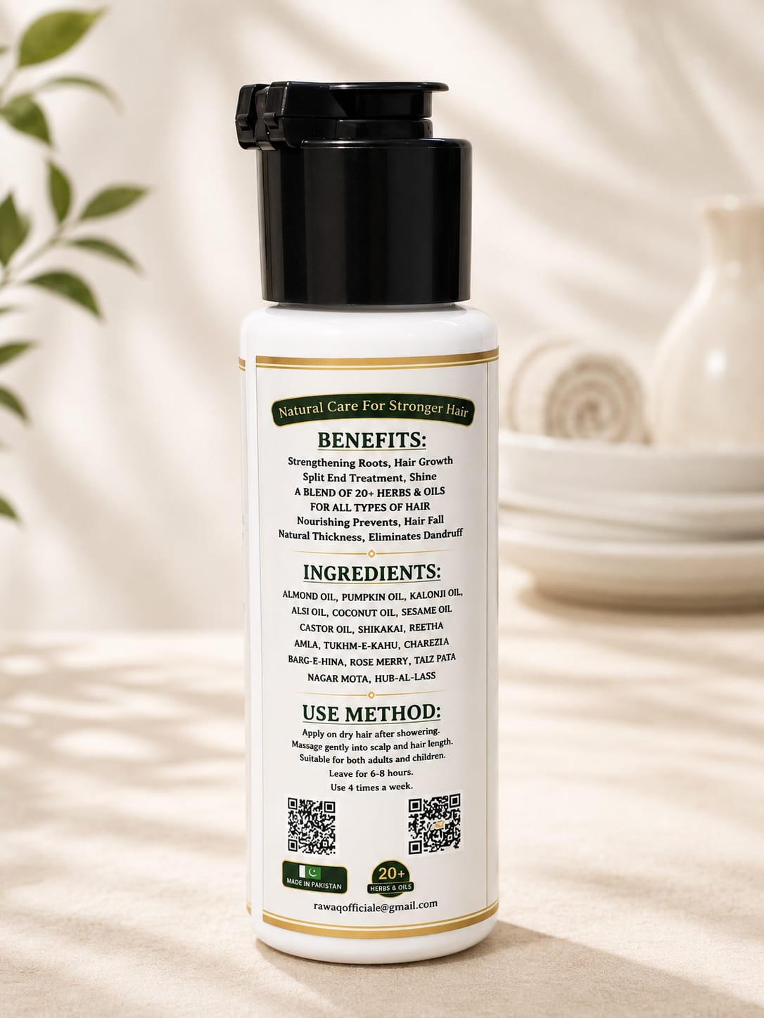 Rawaq Organic Hair  Oil - Regular